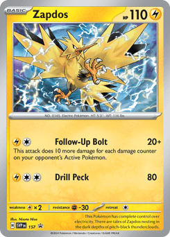 Zapdos Normal - Scarlet & Violet Black Star Promos