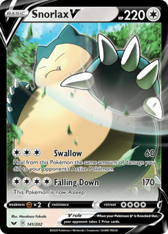 Snorlax V Normal - Sword & Shield
