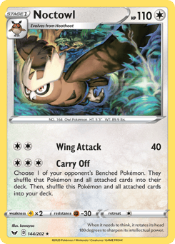 Noctowl Normal - Sword & Shield