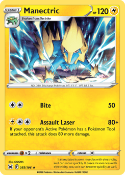 Manectric Normal - Lost Origin