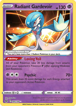 Radiant Gardevoir Normal - Lost Origin