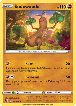 Sudowoodo Normal - Lost Origin