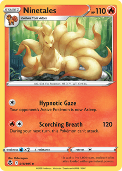Ninetales Normal - Silver Tempest