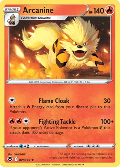 Arcanine Normal - Silver Tempest