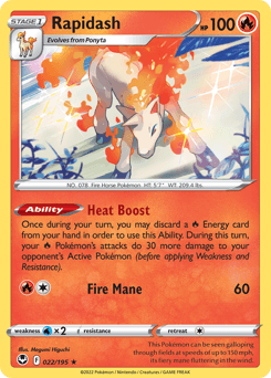 Rapidash Holo - Silver Tempest