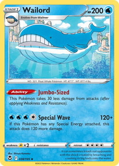 Wailord Normal - Silver Tempest