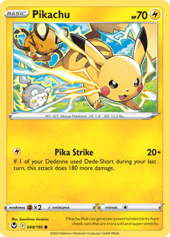 Pikachu Normal - Silver Tempest