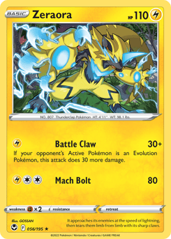 Zeraora Normal - Silver Tempest