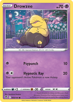 Drowzee Normal - Silver Tempest