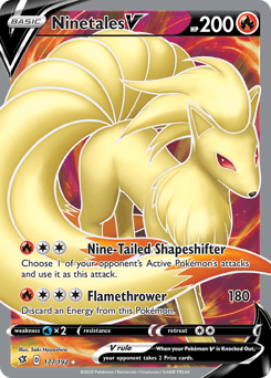 Ninetales V Normal - Rebel Clash
