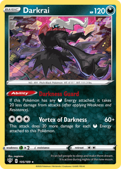 Darkrai Holo - Darkness Ablaze
