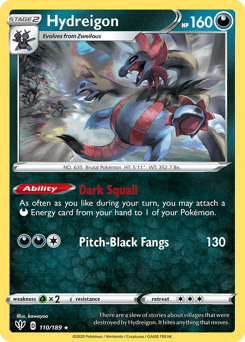 Hydreigon Normal - Darkness Ablaze