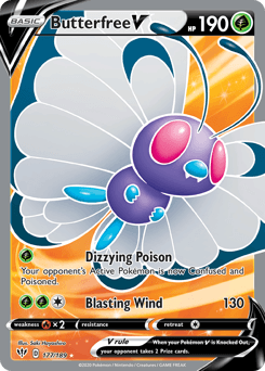Butterfree V Normal - Darkness Ablaze