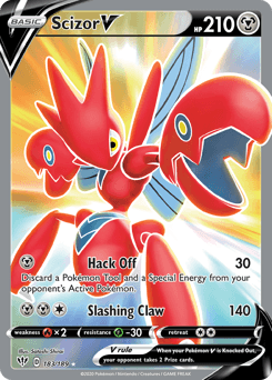 Scizor V Normal - Darkness Ablaze