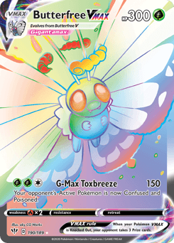 Butterfree VMAX Normal - Darkness Ablaze