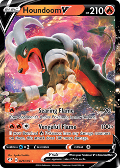 Houndoom V Normal - Darkness Ablaze