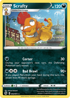 Scrafty Holo - Champion's Path