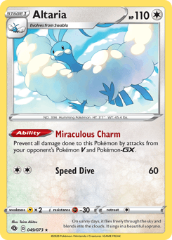 Altaria Holo - Champion's Path