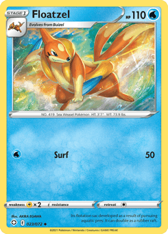 Floatzel Normal - Shining Fates