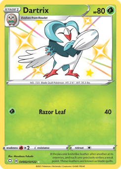 Dartrix Normal - Shining Fates Shiny Vault
