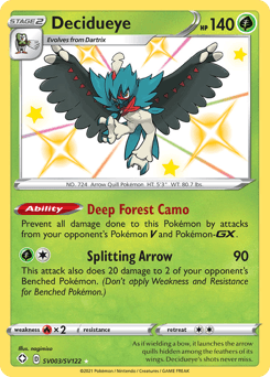 Decidueye Normal - Shining Fates Shiny Vault