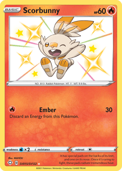 Scorbunny Normal - Shining Fates Shiny Vault