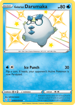 Galarian Darumaka Normal - Shining Fates Shiny Vault