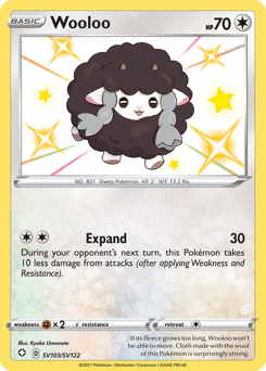 Wooloo Normal - Shining Fates Shiny Vault