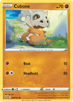 Cubone Normal - Battle Styles