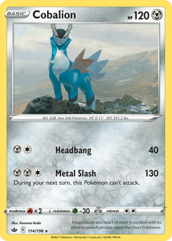 Cobalion Holo - Chilling Reign