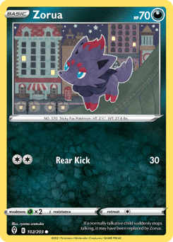 Zorua Normal - Evolving Skies