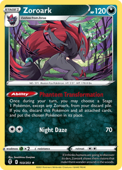 Zoroark Holo - Evolving Skies
