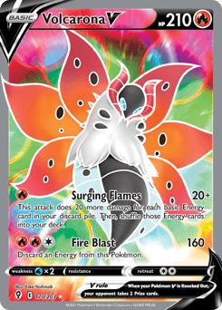 Volcarona V Normal - Evolving Skies