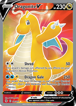 Dragonite V Normal - Evolving Skies