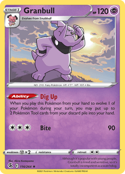 Granbull Normal - Fusion Strike