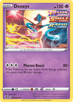 Deoxys Holo - Fusion Strike