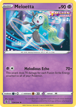 Meloetta Normal - Fusion Strike