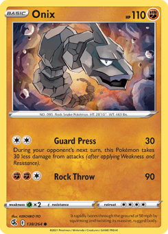 Onix Normal - Fusion Strike
