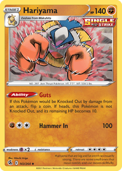 Hariyama Normal - Fusion Strike