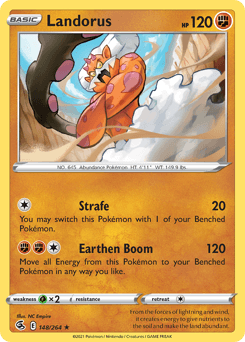 Landorus Holo - Fusion Strike