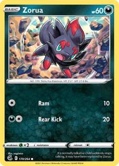 Zorua Normal - Fusion Strike