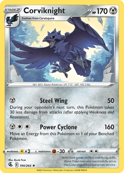 Corviknight Normal - Fusion Strike