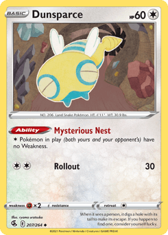 Dunsparce Normal - Fusion Strike
