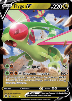 Flygon V Normal - Brilliant Stars