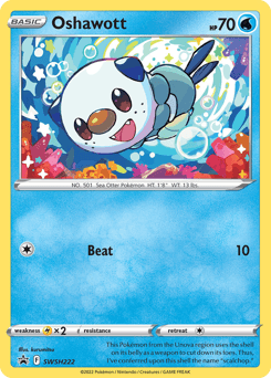 Oshawott Normal - SWSH Black Star Promos