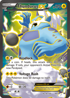 Thundurus-EX Normal - Roaring Skies