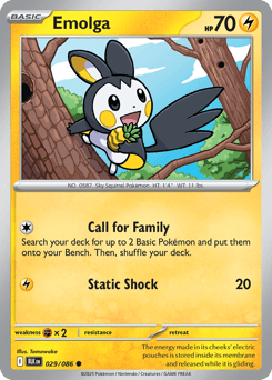 Emolga Normal - Black Bolt