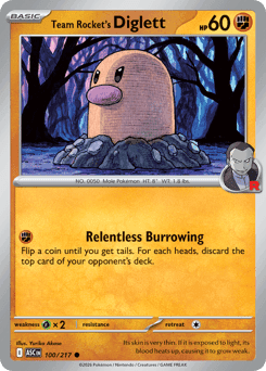 Team Rocket's Diglett Normal - Ascended Heroes
