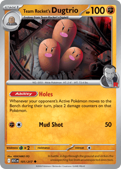 Team Rocket's Dugtrio Normal - Ascended Heroes