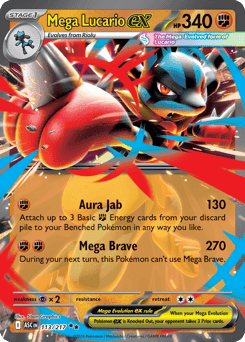 Mega Lucario ex Normal - Ascended Heroes
